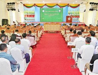 University of Agriculture and Livestock Breeding (Maubin) inaugurates Acting President of the Republic of the Union of Myanmar, Chairman of the State Security and Peace Commission, Senior General Min Aung Hlaing attends the opening of University of Agriculture and Livestock Breeding (Maubin) 