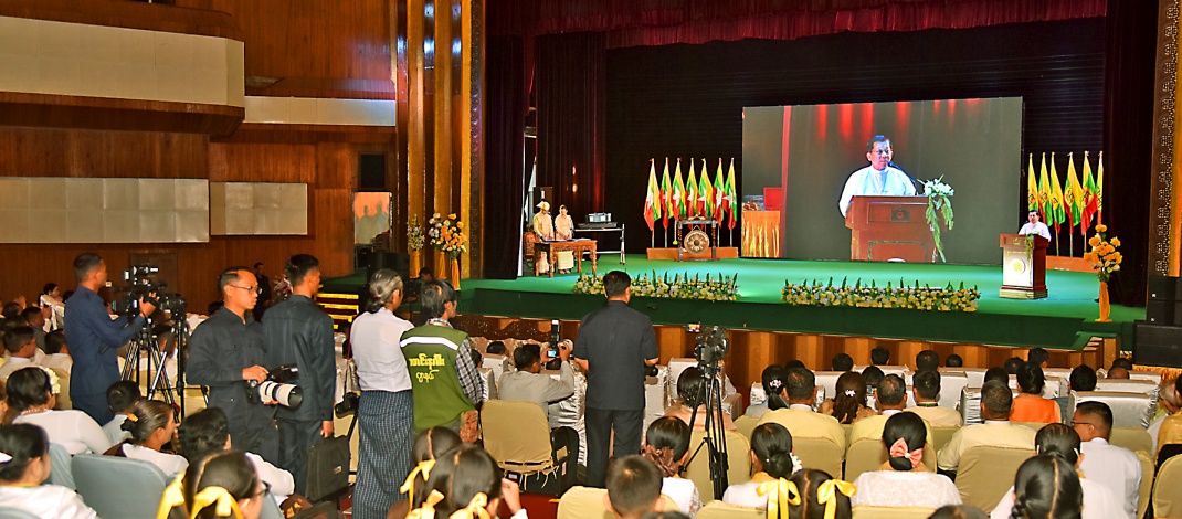 YMBA holds prize-giving ceremony of Diamond Jubilee examination on the 38 Blessings of Mingala Sutta and Life of Buddha  