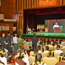 YMBA holds prize-giving ceremony of Diamond Jubilee examination on the 38 Blessings of Mingala Sutta and Life of Buddha  