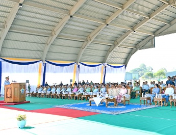 Chairman of State Security and Peace Commission Commander-in-Chief of Defence Services Senior General Min Aung Hlaing attends 78th Founding Anniversary of Tatmadaw (Air)