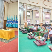 နိုင်ငံတော်တွင်ဖြစ်ပေါ်ခဲ့သည့် သမိုင်းကြောင်းများကိုသင်ခန်းစာယူ၍ အနာဂတ်တွင် ခေတ်မီဖွံ့ဖြိုး တိုးတက်ပြီး တည်ငြိမ်အေးချမ်းသည့်နိုင်ငံတော်ကို ပုံဖော်တည်ဆောက်ကြရမည်ဖြစ်