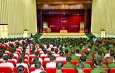 Chairman of State Security and Peace Commission Commander-in-Chief of Defence Services Senior General Min Aung Hlaing meets officers, other ranks and families and cadets of PyinOoLwin Station 