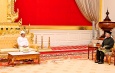 Acting President of the Republic of the Union of Myanmar, Chairman of State Security and Peace Commission, Senior General Min Aung Hlaing accepts Credentials of Ambassador of Brunei Darussalam