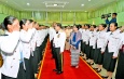 Graduation dinner of 12th Intake of Female Cadet Course of Defence Services (Army) Officers Training School (Hmawbi) held