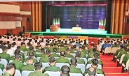 Chairman of State Security and Peace Commission Commander-in-Chief of Defence Services Senior General Min Aung Hlaing meets with officers, other ranks and families of stations under the Yangon Command HQ