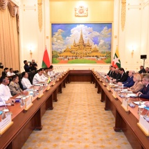 The Republic of the Union of Myanmar, the Republic of Belarus hold meeting, sign MoUs