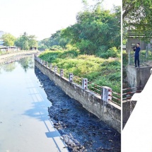 ပြည်ထောင်စုသမ္မတမြန်မာနိုင်ငံတော် ယာယီသမ္မတနိုင်ငံတော်လုံခြုံရေးနှင့်အေးချမ်းသာယာရေးကော်မရှင်ဥက္ကဋ္ဌ ဗိုလ်ချုပ်မှူးကြီးမင်းအောင်လှိုင်ရန်ကုန်မြို့အတွင်း ရေစီးရေလာကောင်းမွန်ရေးနှင့် စေဈးများစနစ်တကျဖြစ်စေရေး ဆောင်ရွက်ထားရှိမှုအခြေအနေများအားလှည့်လည်ကြည့်ရှုစစ်ဆေး     