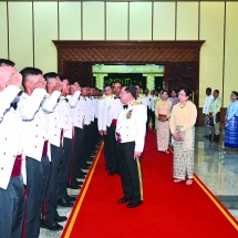 တပ်မတော်ဆေးတက္ကသိုလ်ဗိုလ်လောင်းသင်တန်းအမှတ်စဉ်(၂၆)သင်တန်းဆင်းဂုဏ်ပြုညစာစားပွဲ အခမ်းအနားကျင်းပ