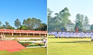 Chairman of State Security and Peace Commission Commander-in-Chief  of Defence Services Senior General Thadoe Maha Thray Sithu Thadoe  Thiri Thudhamma Min Aung Hlaing addresses Passing-out Parade of the 67th  Intake of Defence Services Academy 