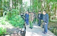 Acting President of the Republic of the Union of Myanmar, Chairman of State Security and Peace Commission, Senior General Min Aung Hlaing inspects conservation of the National Kandawgyi Garden in PyinOoLwin Turn PyinOoLwin into flower city through effective use of favourable soil and water resources 