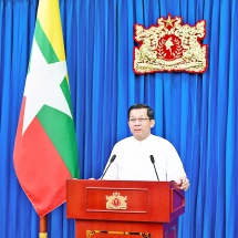 A video message delivered by Acting President of the Republic of the Union of Myanmar and State Security and Peace Commission Chairman Senior General Min Aung Hlaing at the ceremony to mark the International Anti-Corruption Day