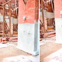 Acting President of the Republic of the Union of Myanmar, Chairman of State Security and  Peace Commission, Senior General Min Aung Hlaing pays obeisance to Maha Muni Pagoda,  inspects renovation of damaged religious edifice caused by earthquake  