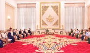 Chairman of State Security and Peace Commission Commander-in-Chief of  Defence Services Senior General Min Aung Hlaing receives a delegation led by Commander-in-Chief of the Royal Thai Air Force