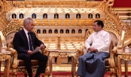 Acting President of the Republic of the Union of Myanmar, Chairman of State Security and Peace Commission, Senior General Min Aung Hlaing receives a delegation led by H.E. Mr. Sergey SHOIGU, Secretary of the Security Council of the Russian Federation 