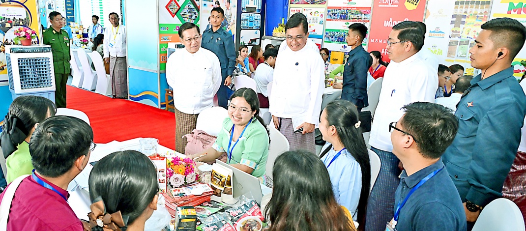 Opening ceremony of Convocation Hall (multipurpose hall) of Naypyitaw State Academy held Acting President of the Republic of the Union of Myanmar, Chairman of State Security and Peace Commission Senior General Min Aung Hlaing graces the ceremony with his presence and speech