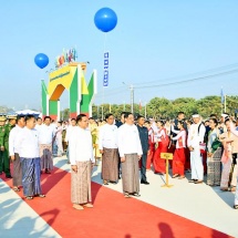 Opening ceremony of 2026 79th Anniversary Union Day Commemorative Union-level MSME Product Fair and Market Festival held, attended by Acting President of the Republic of the Union of Myanmar, Chairman of State Security and Peace Commission, Senior General Min Aung Hlaing