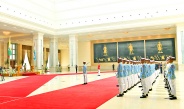Ceremonial military parade honoring the succession of the duties of  the Commander-in-Chief of Defence Services of the Republic of  the Union  of Myanmar held 