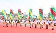 Acting President of the Republic of the Union of Myanmar, Chairman of State Security and Peace Commission Senior General Min Aung Hlaing formally opens Thumingalar Advanced Market in PyinOoLwin