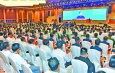 First anniversary of the Mandalay Earthquake marked; Acting President of the Republic of the Union of Myanmar, Chairman of the State Security and Peace Commission, Senior General Min Aung Hlaing delivers address and presents honorary medals to internal and external organizations in recognition of their participation in earthquake response undertakings
