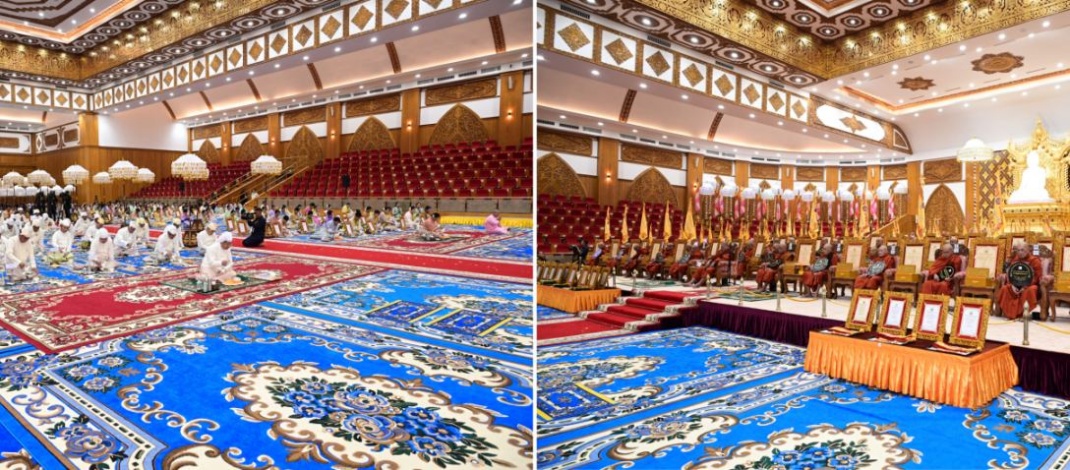 ၂၀၂၆ ခုနှစ် သာသနာတော်ဆိုင်ရာ ဘွဲ့တံဆိပ်တော်များ ဆက်ကပ်ပူဇော်ခြင်း  မဟာမင်္ဂလာအခမ်းအနား နှင့် ဆွမ်းဆန်စိမ်းလောင်းလှူပွဲအခမ်းအနားကျင်းပ