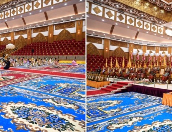 ၂၀၂၆ ခုနှစ် သာသနာတော်ဆိုင်ရာ ဘွဲ့တံဆိပ်တော်များ ဆက်ကပ်ပူဇော်ခြင်း  မဟာမင်္ဂလာအခမ်းအနား နှင့် ဆွမ်းဆန်စိမ်းလောင်းလှူပွဲအခမ်းအနားကျင်းပ